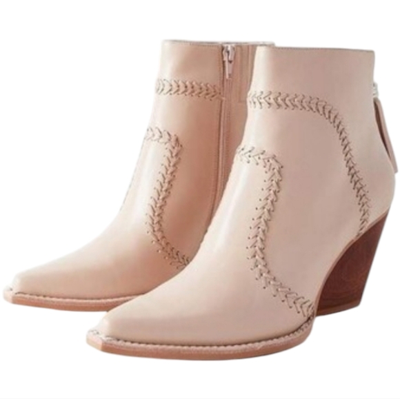 Jeffrey Campbell Beowulf Leather Ankle Boot Taupe - Picture 4 of 7